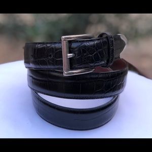 VTG Crook Horn 🇺🇸 & 🇮🇹 handcrafted Belt, Sz 36